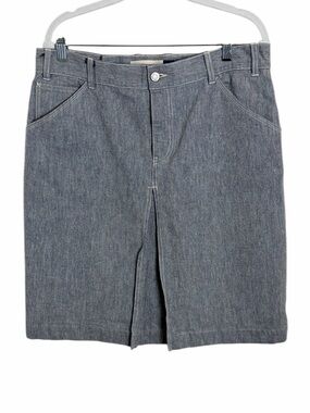 2001 Vintage Gap Carpenter Jean Mini Skirt Cotton Size 14 Preppy Y2K Mean Girls